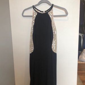 Gorgeous long black gown!